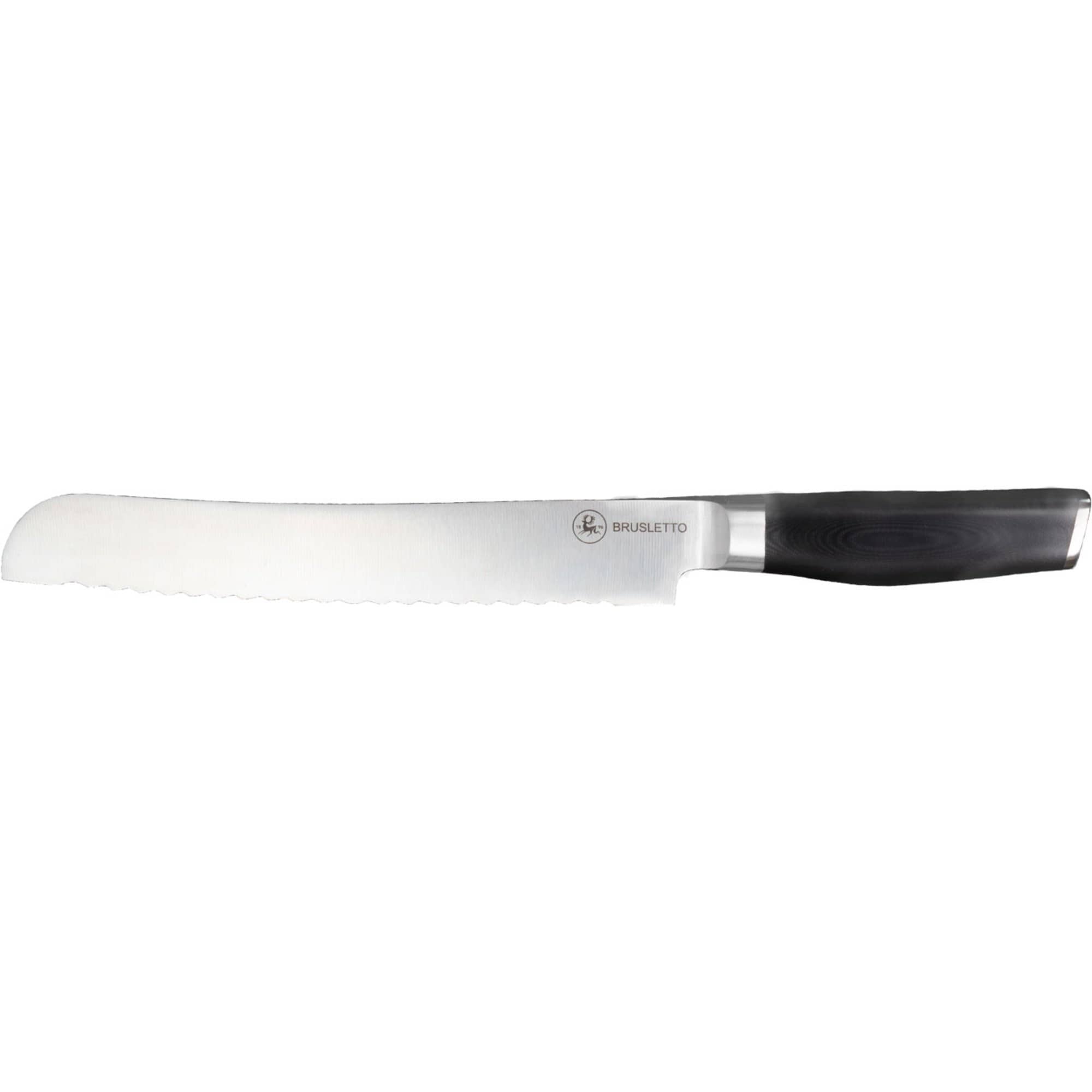 Produktfoto för Brusletto Brödkniv, 23 cm, svart