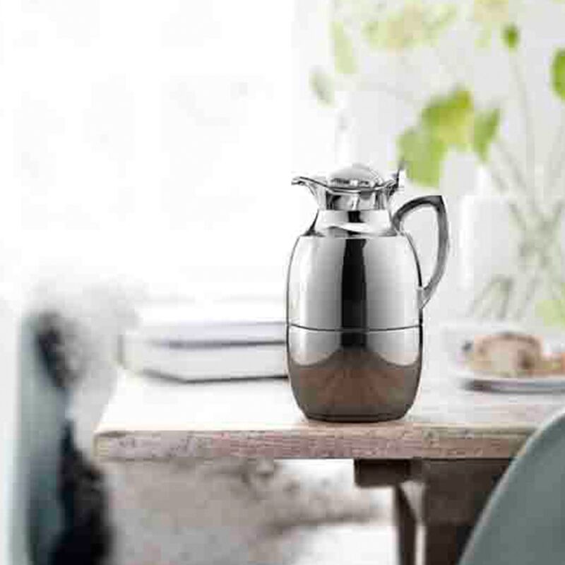 Juwel termokande rustfrit stål 1 liter, krom