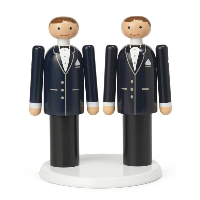 Plattform för bruden och brudgummen, vit