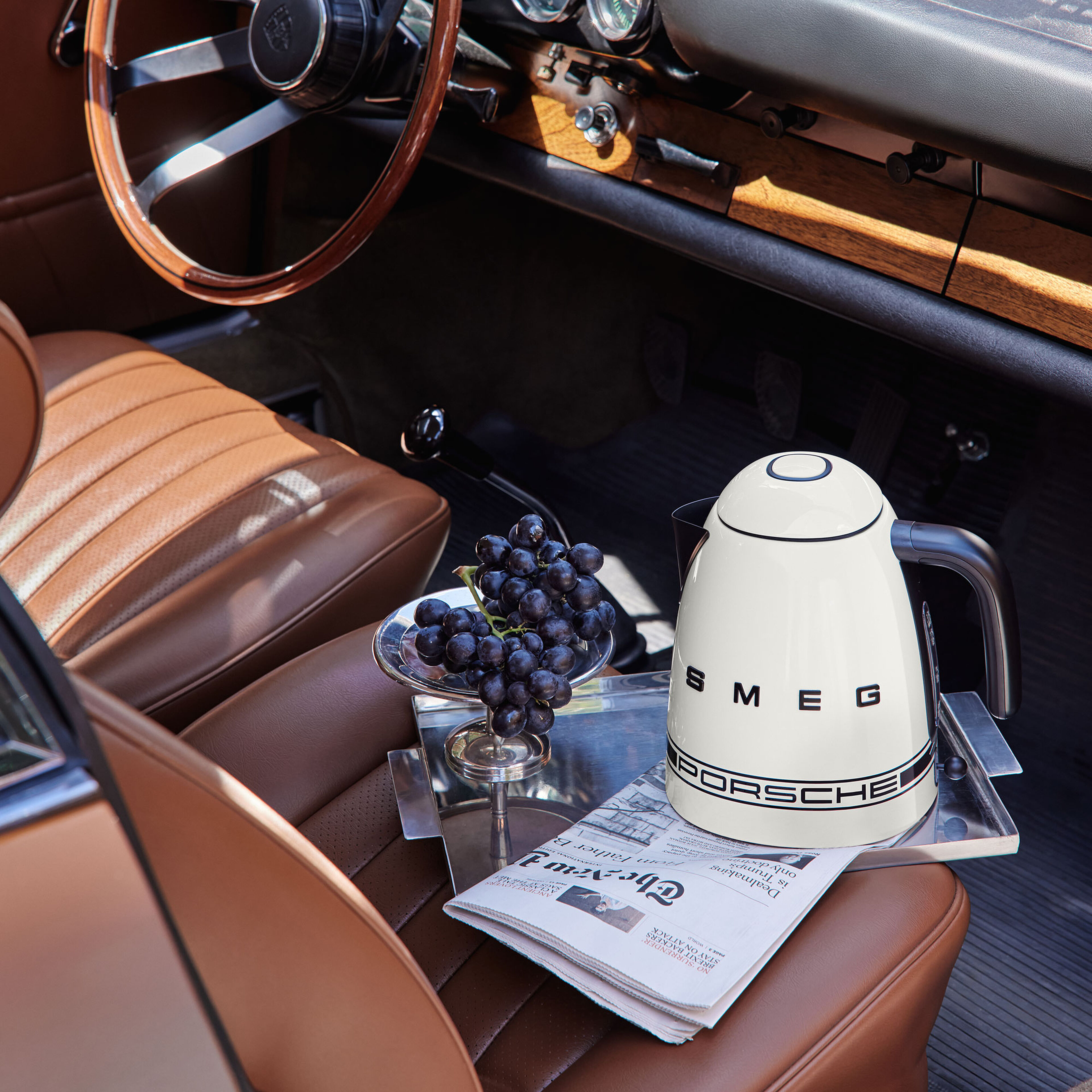 Porsche Special Edition vannkoker 1,7 liter, carrara white