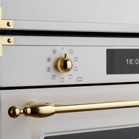 FHER4077MTAG3 Heritage kombiovn med mikrobølgefunktion, elfenbenshvid/guld