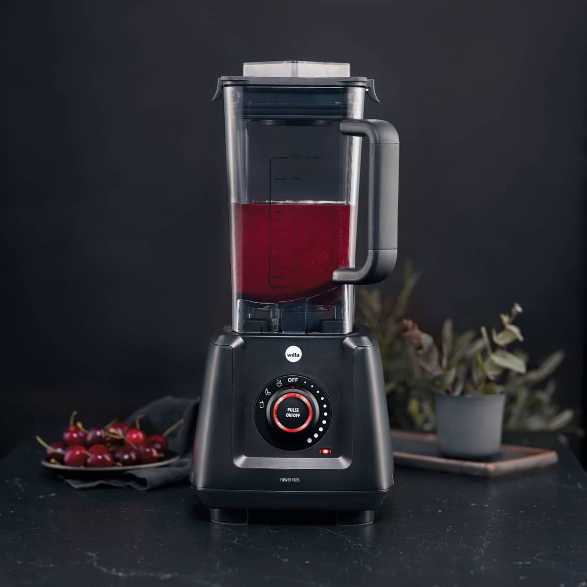 PowerFuel PB2B-1200 blender, mattsvart
