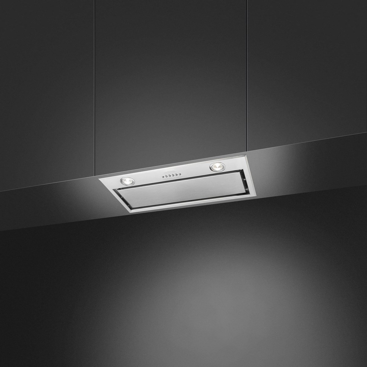 KSEG58PXE Integrert vifte 54 cm, rustfritt stål