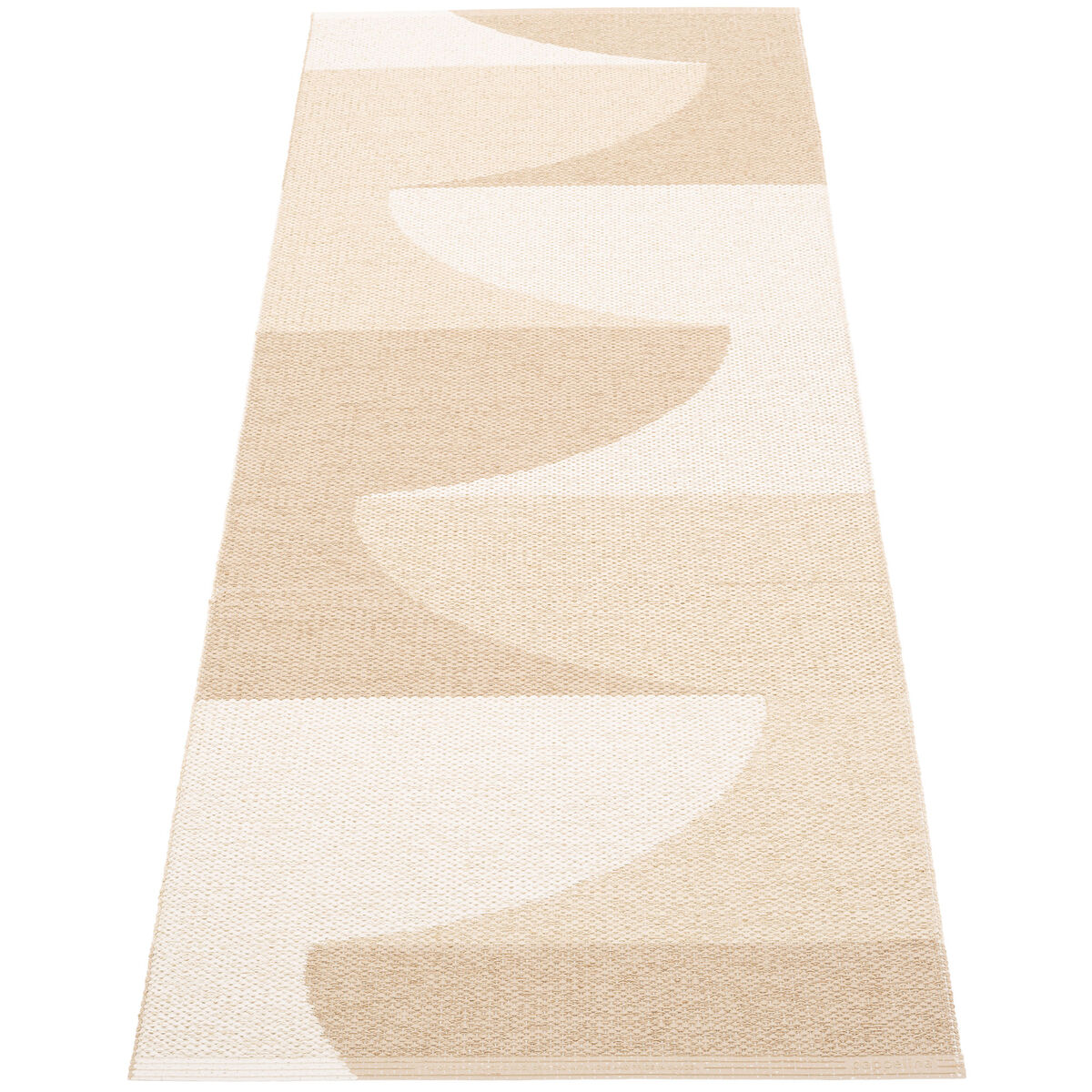 Pappelina Hill matto 70 × 180 cm, vanilla/beige/cream