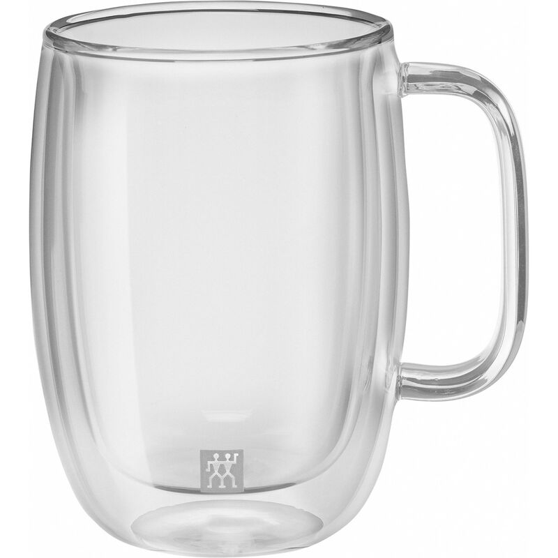 Sorrento Latteglass med håndtak, 2- pakning, 450 ml