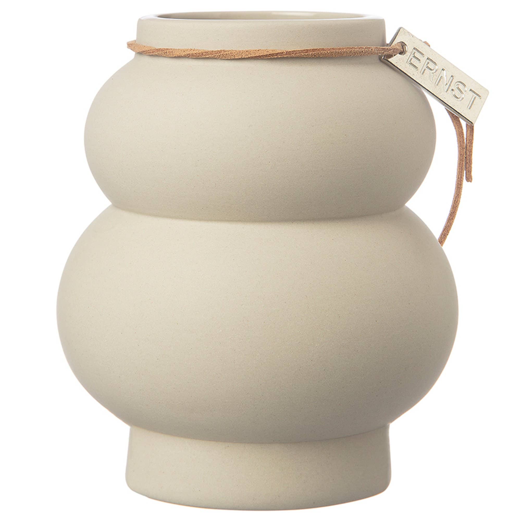 Vase Kurvig Beige, 14 cm