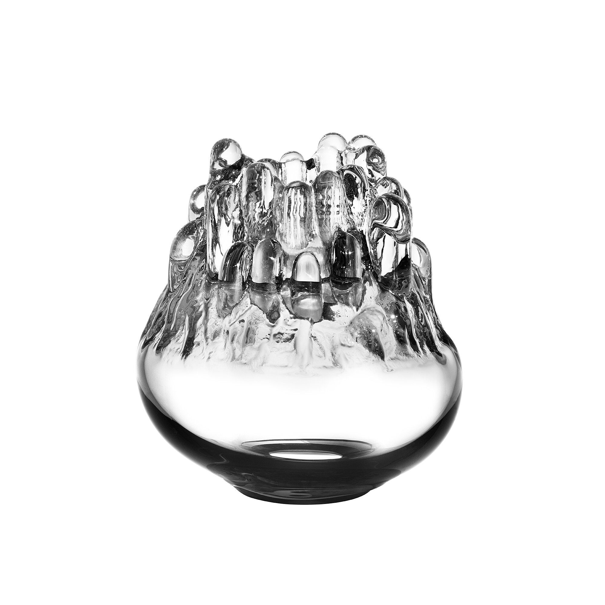 Kosta Boda Polar lysestake liten 19 cm Klar