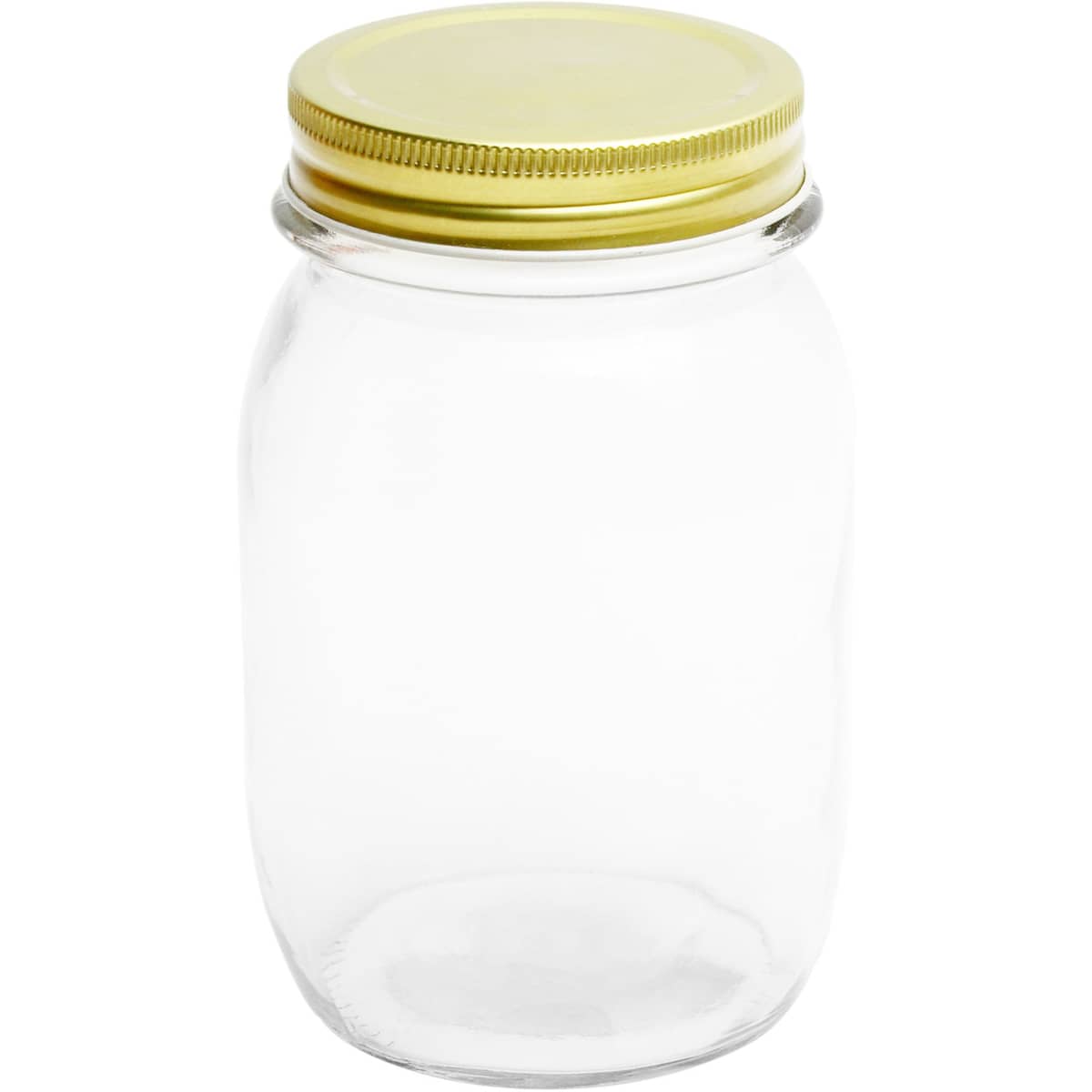 Glasburk med skruvlock 0,5 liter