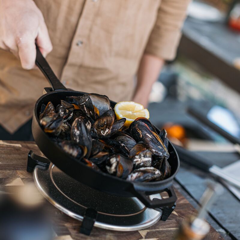 Skillet-panna, gjutjärn