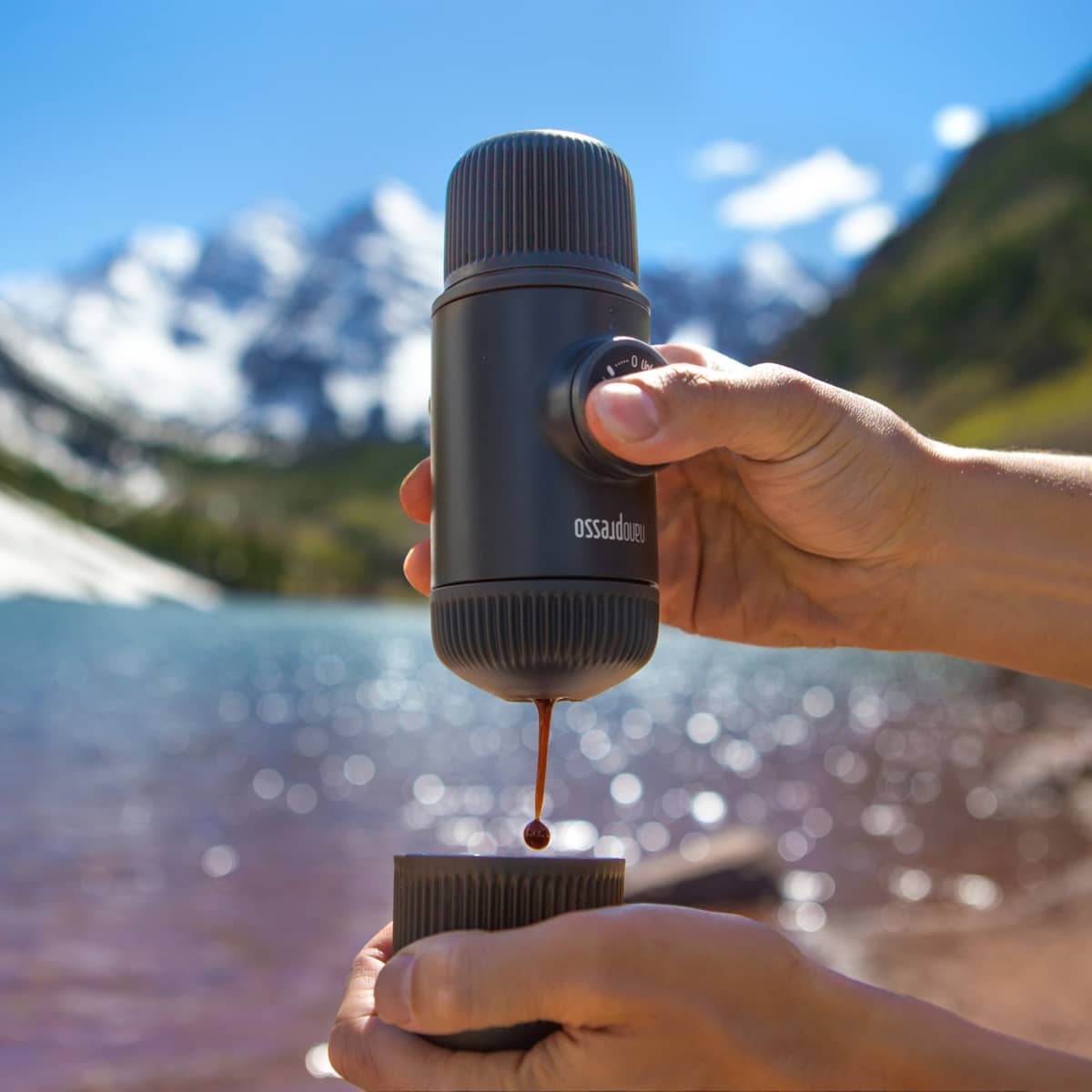 Nanopresso espressobrygger, grå