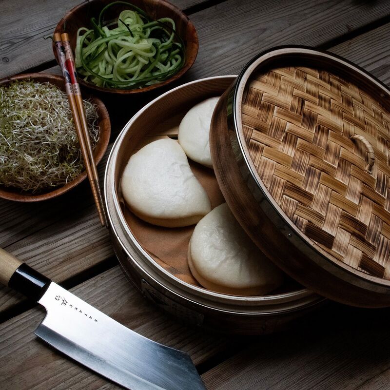 Dampkoker 25 cm, bambus