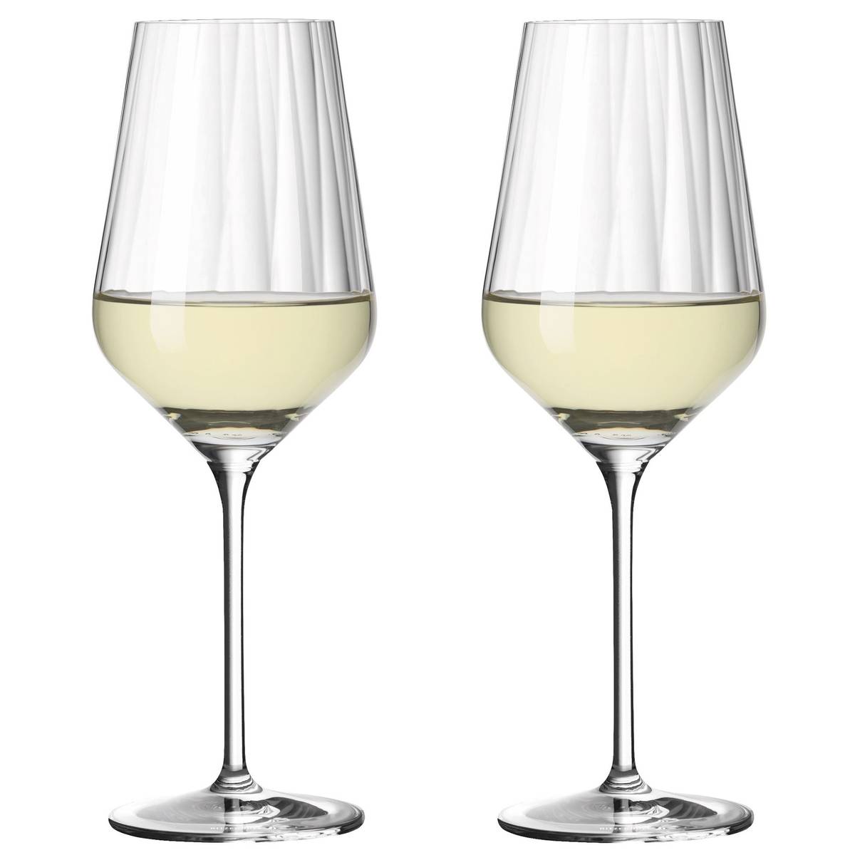 Sternschliff vitvinsglas, 2-pack