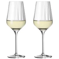 Sternschliff vitvinsglas, 2-pack