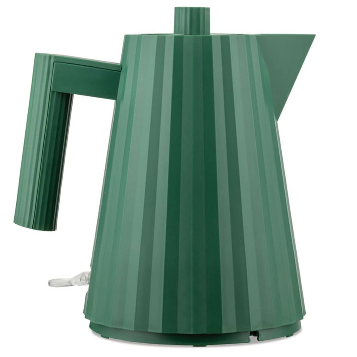 Plissé elkedel 1 liter, grøn