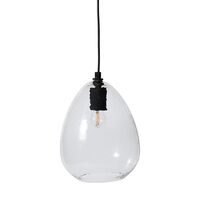 Kiho taklampe medium 20x27 cm, klar