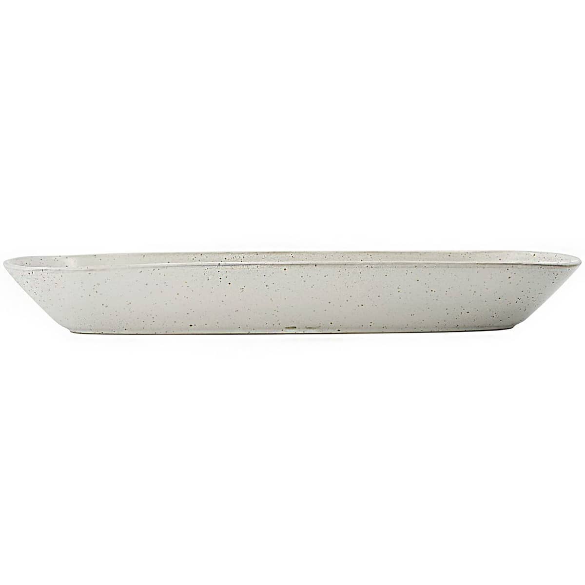 Pion litet serveringsfat, grå/vit