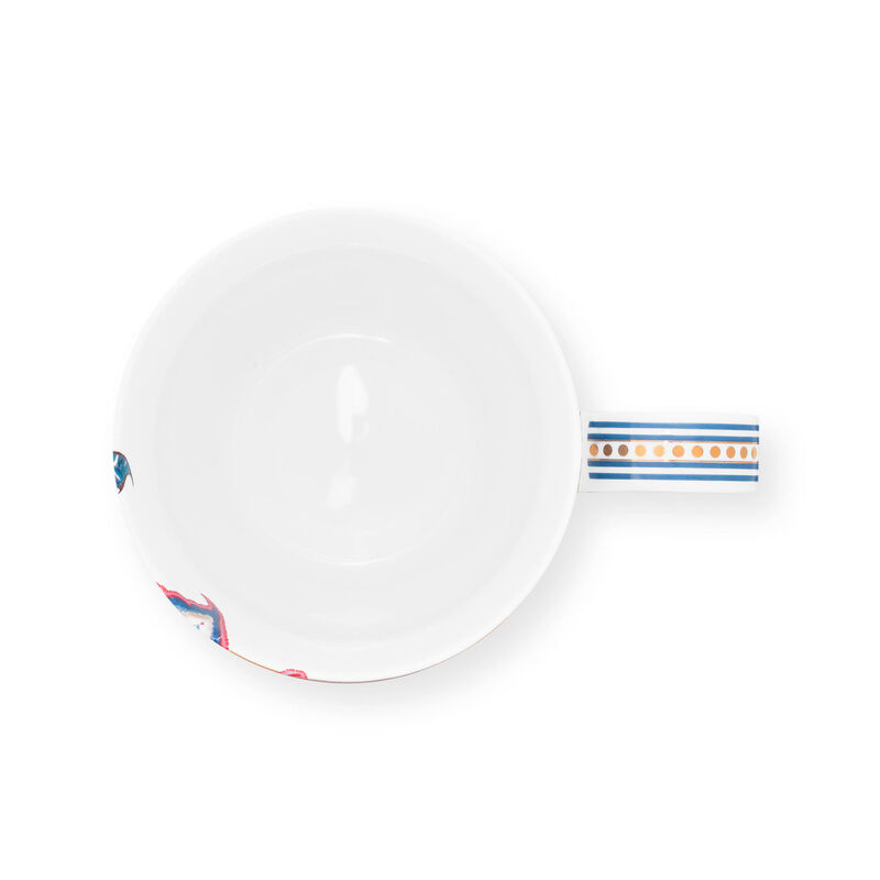 PIP Studio Flower Festival krus 35 cl 2-pakning, blå