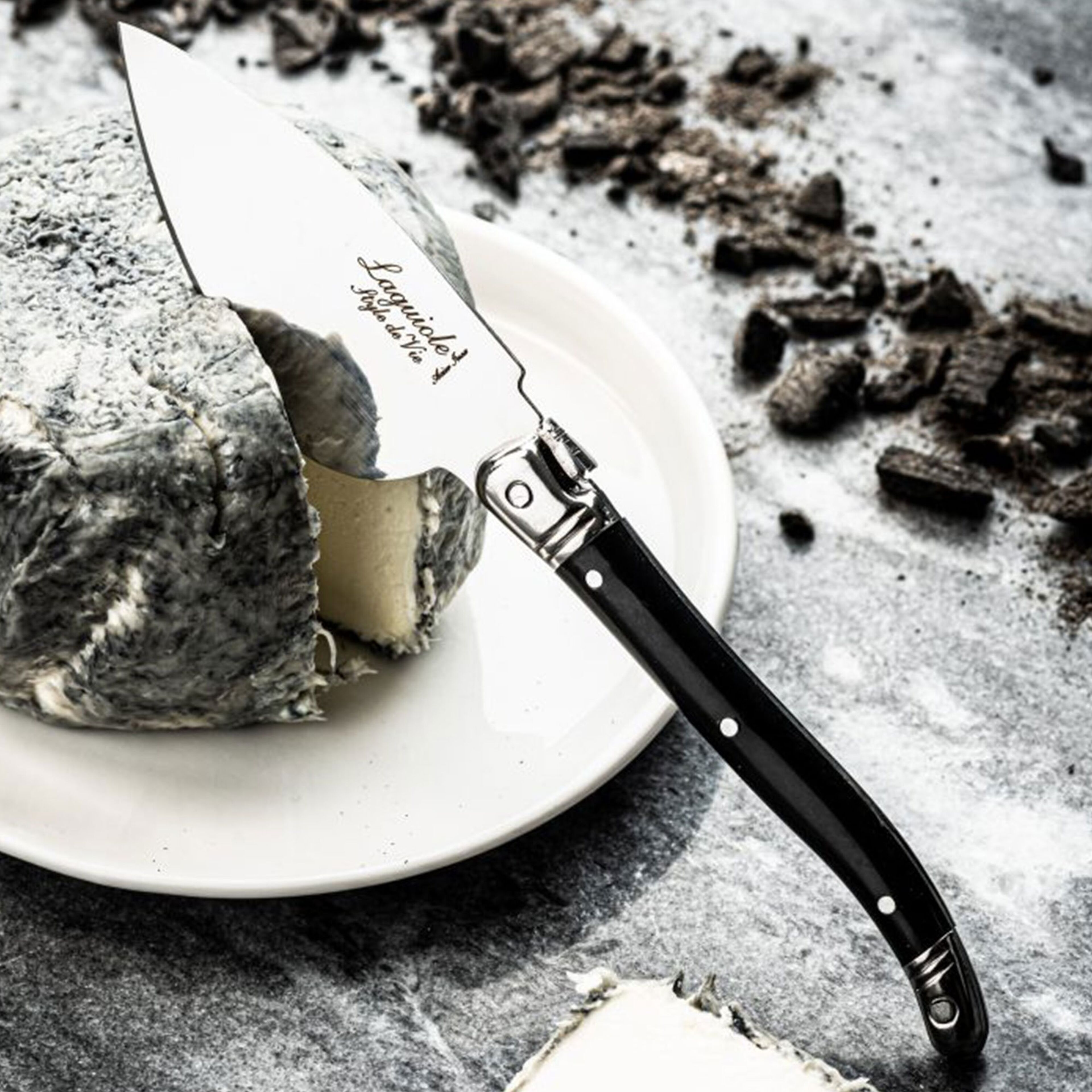 Laguiole Ostknive 3 stk, sort