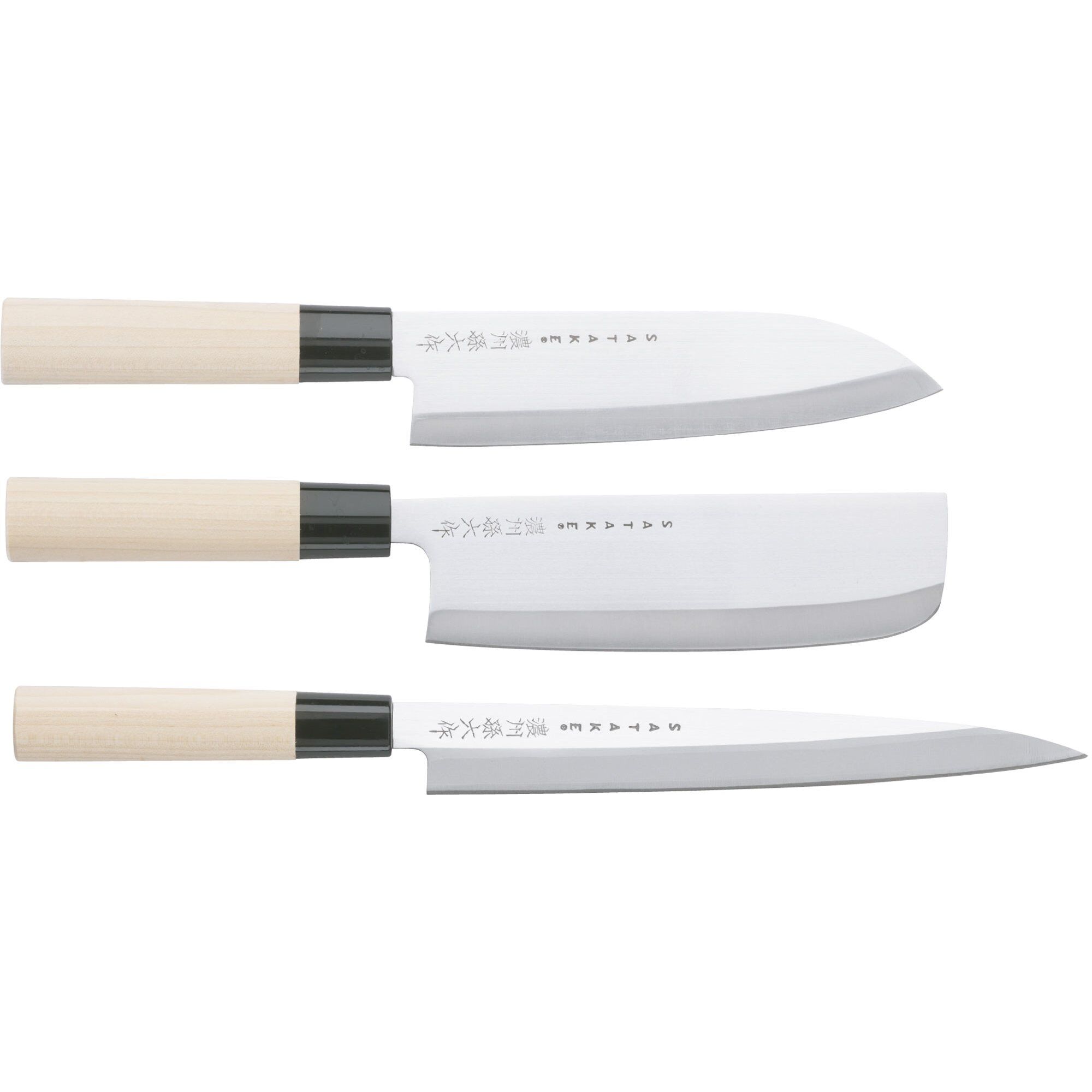 Knivset i balsabox, 3 delar