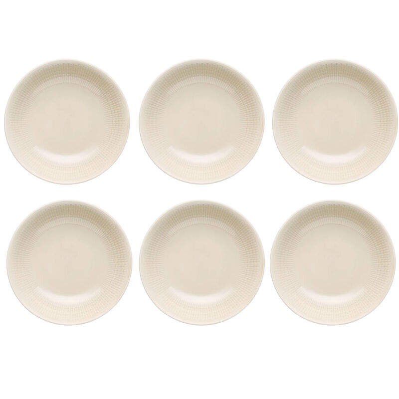 Rörstrand Swedish Grace Syvä Lautanen Kaura 19 cm 6-pakkaus