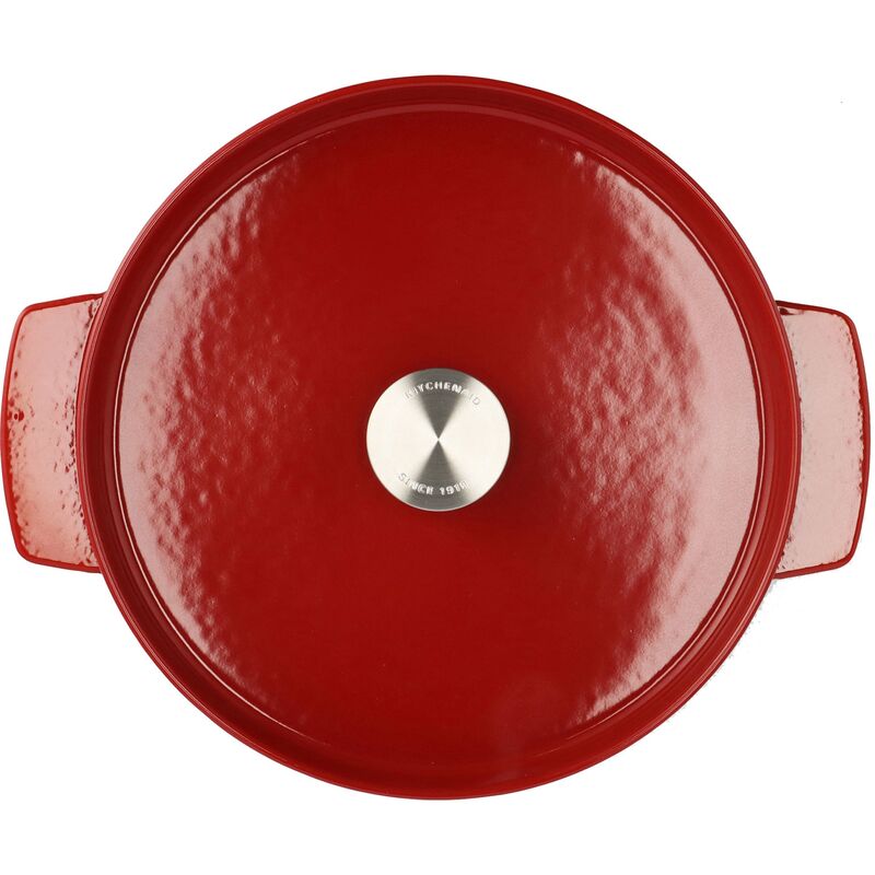 Støpejernsgryte 26 cm/5,2 liter, empire red