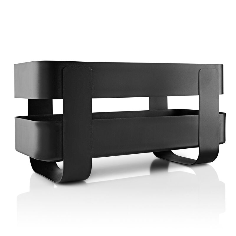 Selvvandende Herb Organiser stål, sort