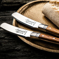 Laguiole Smørknive 4-pak, oliventræ