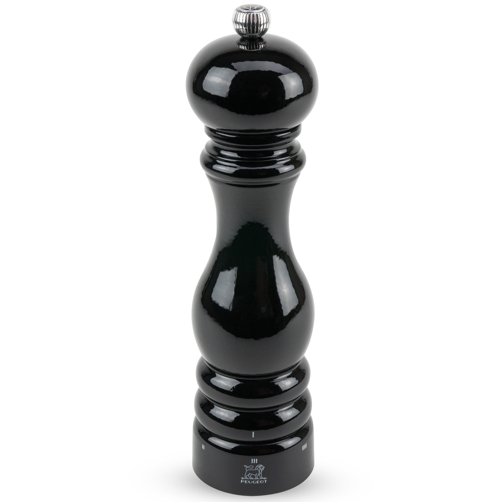 Paris salt grinder U Select Z black lacquered wood 22 cm
