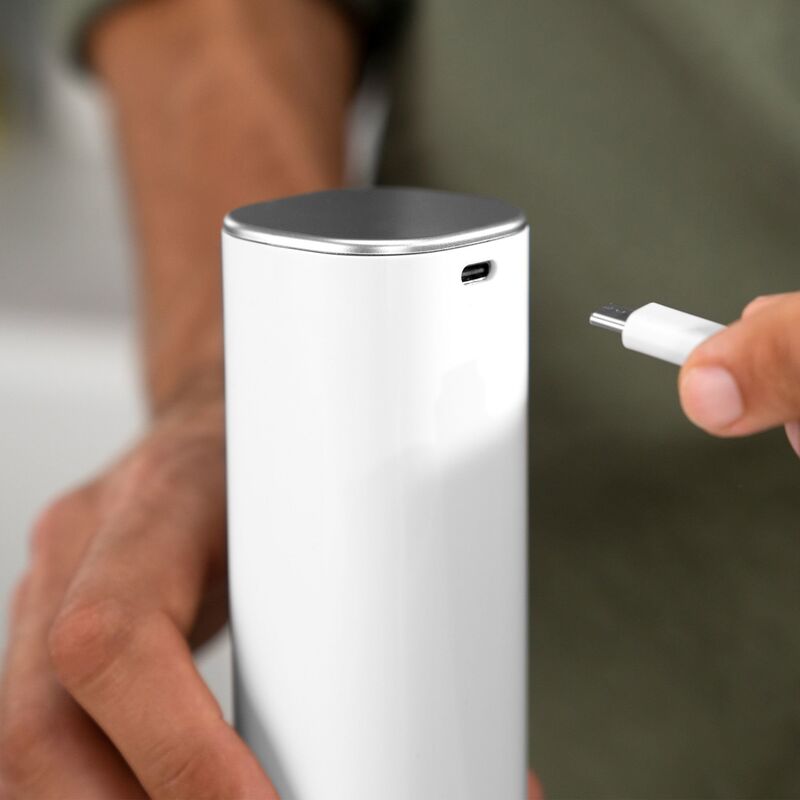 elektriskt kryddkvarnsset 21 cm, svart/vit