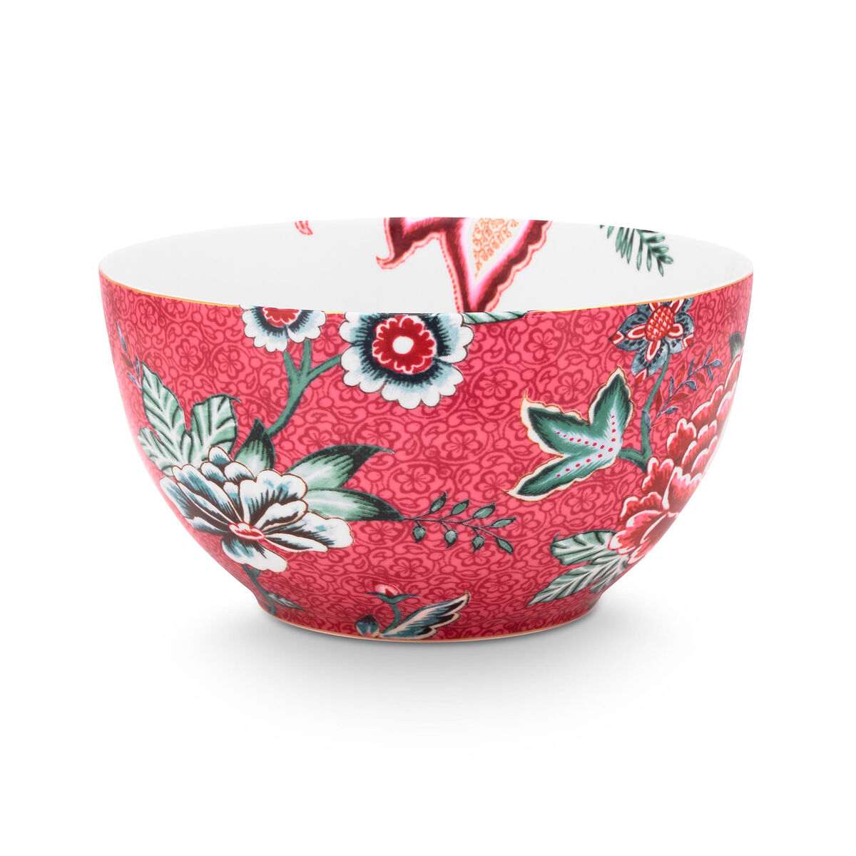 PIP Studio Flower Festival skål 15 cm, rosa