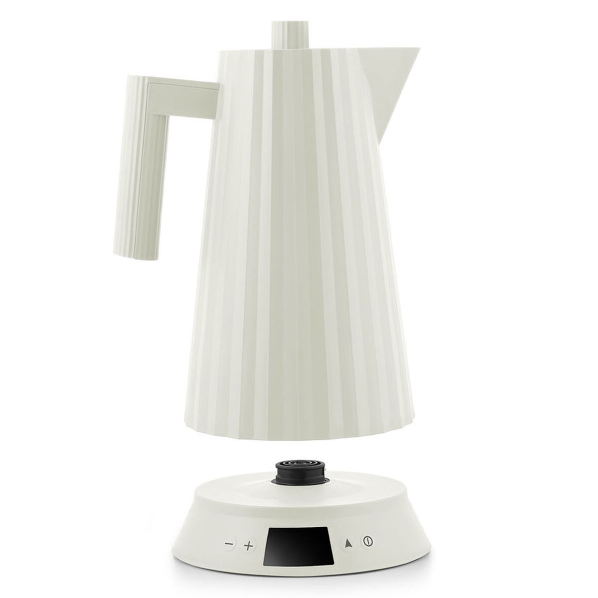 Plissé Vattenkokare med temperaturkontroll 1,7 liter, vit