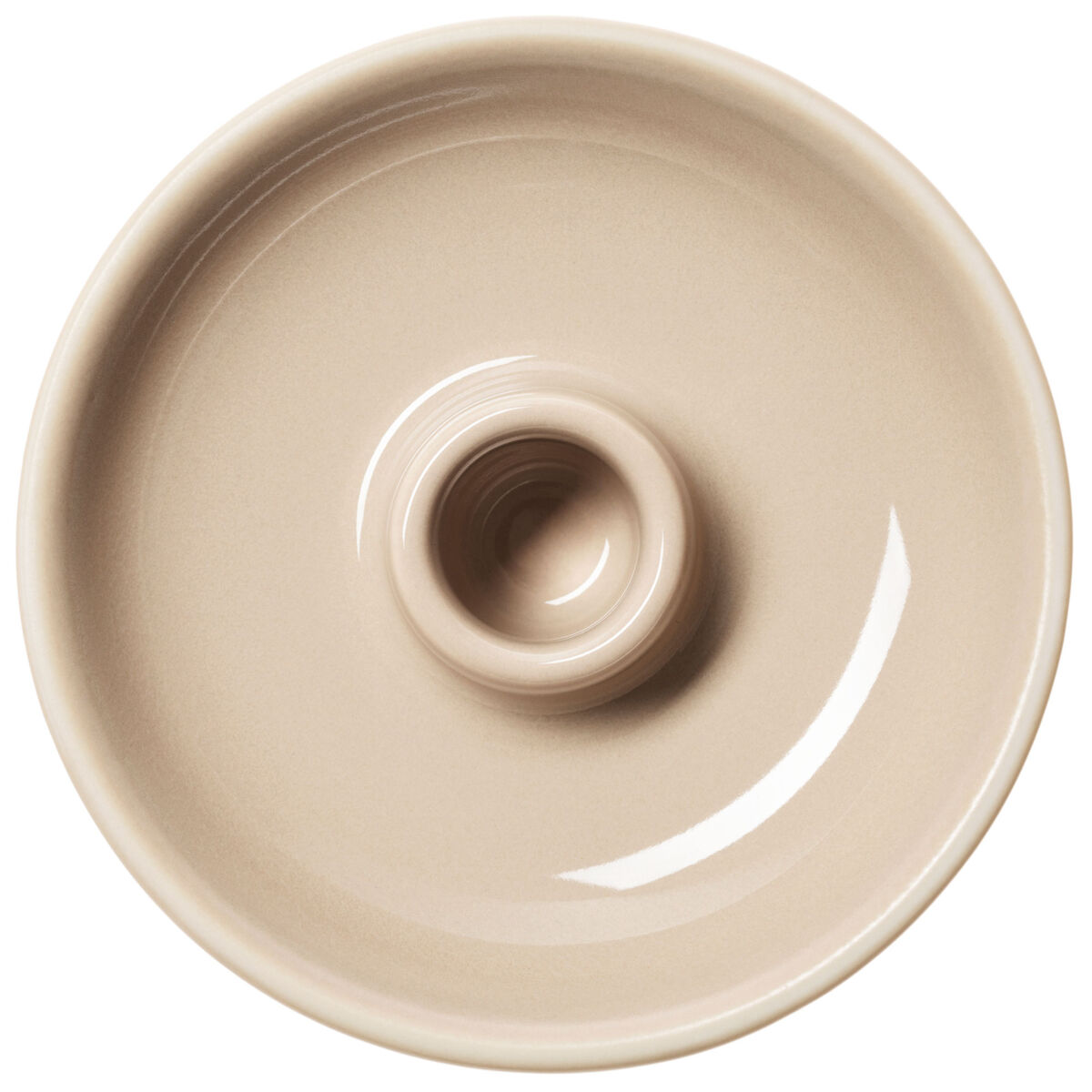 Kirnu kynttilänjalka 11x3,5 cm, beige