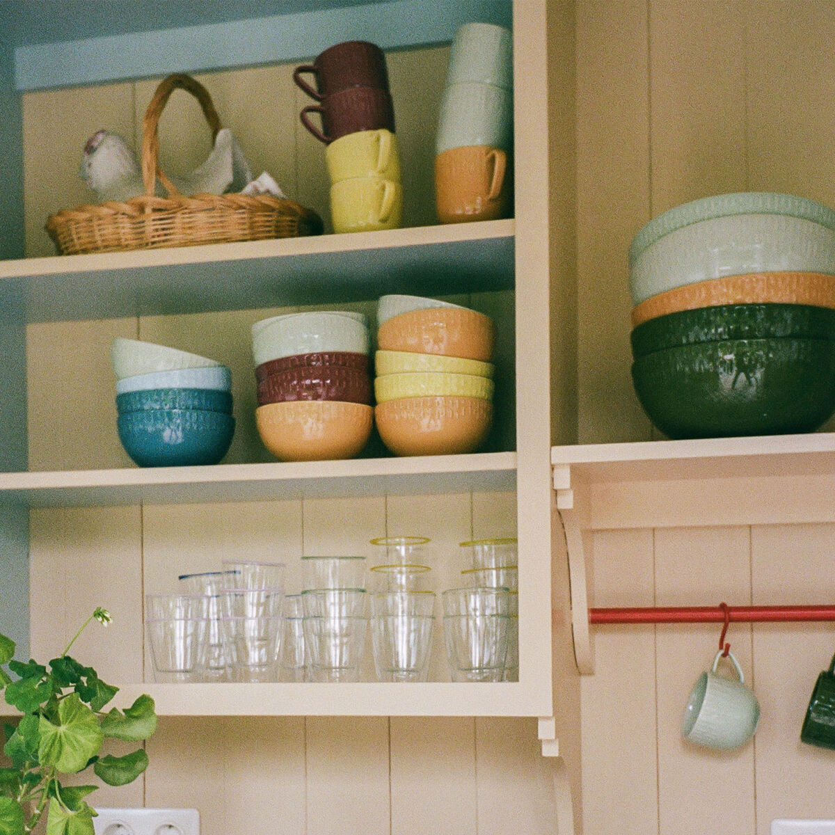 Confetti skål 14 cm, bordeaux