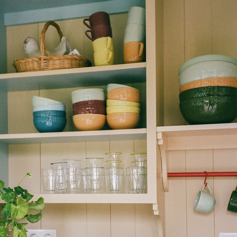 Confetti skål 14 cm, bordeaux