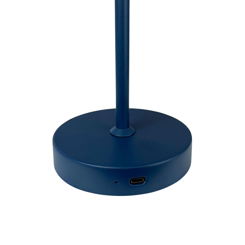 Dyberg Larsen Stockholm LED-bordslampa, indigo blue