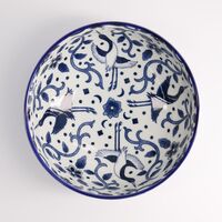 Blue Maizuru kulho 20 cm, sininen/valkoinen