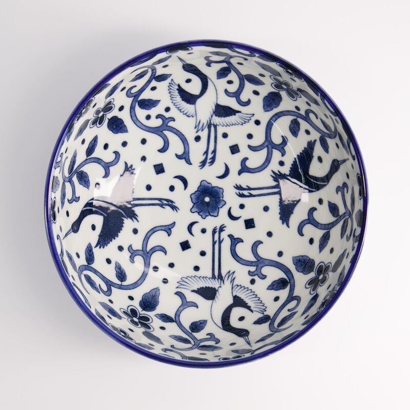 Blue Maizuru kulho 20 cm, sininen/valkoinen