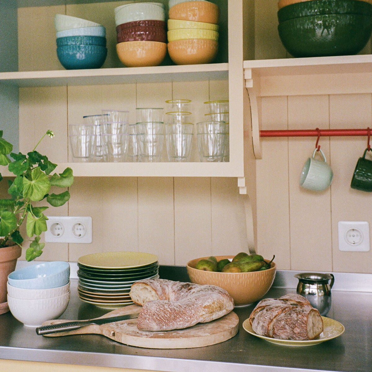 Confetti skål 14 cm, vanilla