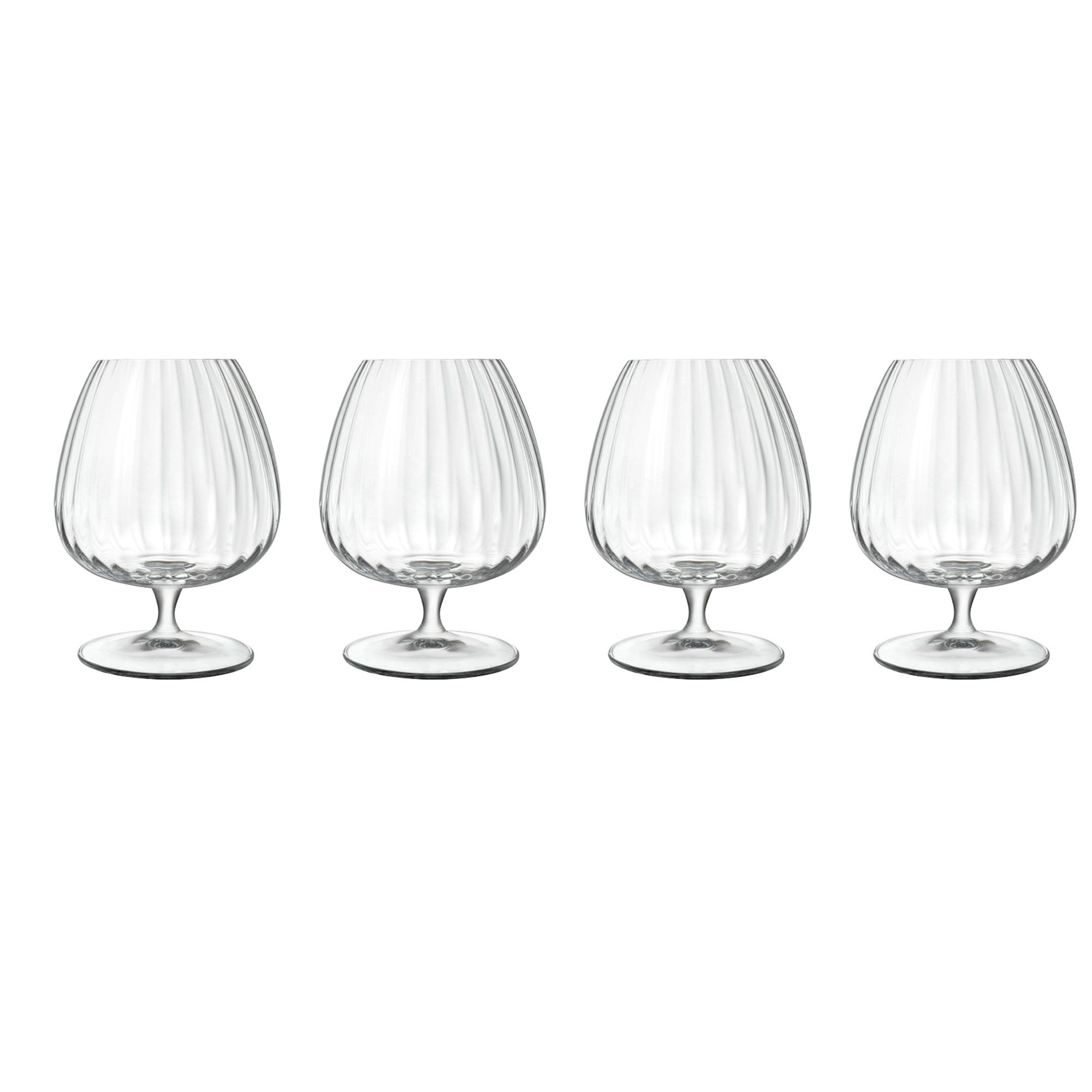 Luigi Bormioli Optica Cognacglas, 4 stk.