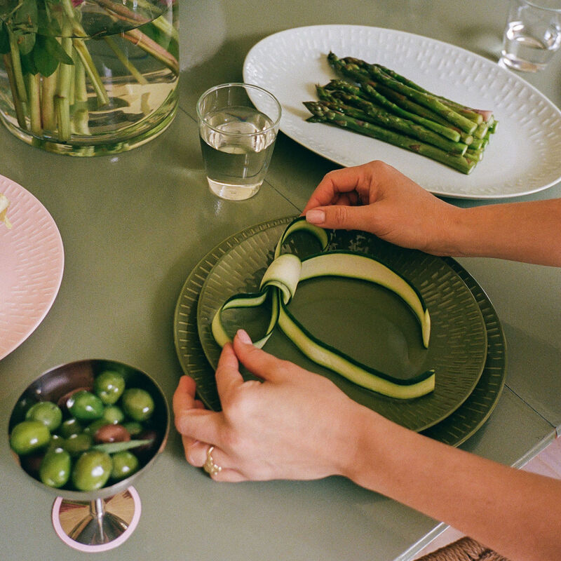 Confetti aamiaislautanen 24 cm, olive