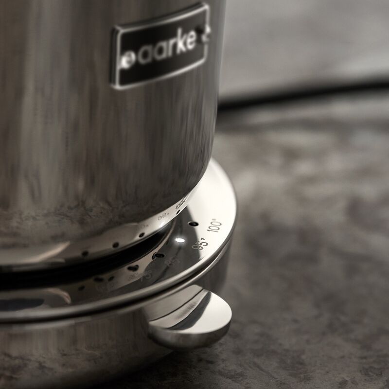 Elkedel 1,2 liter, poleret stål