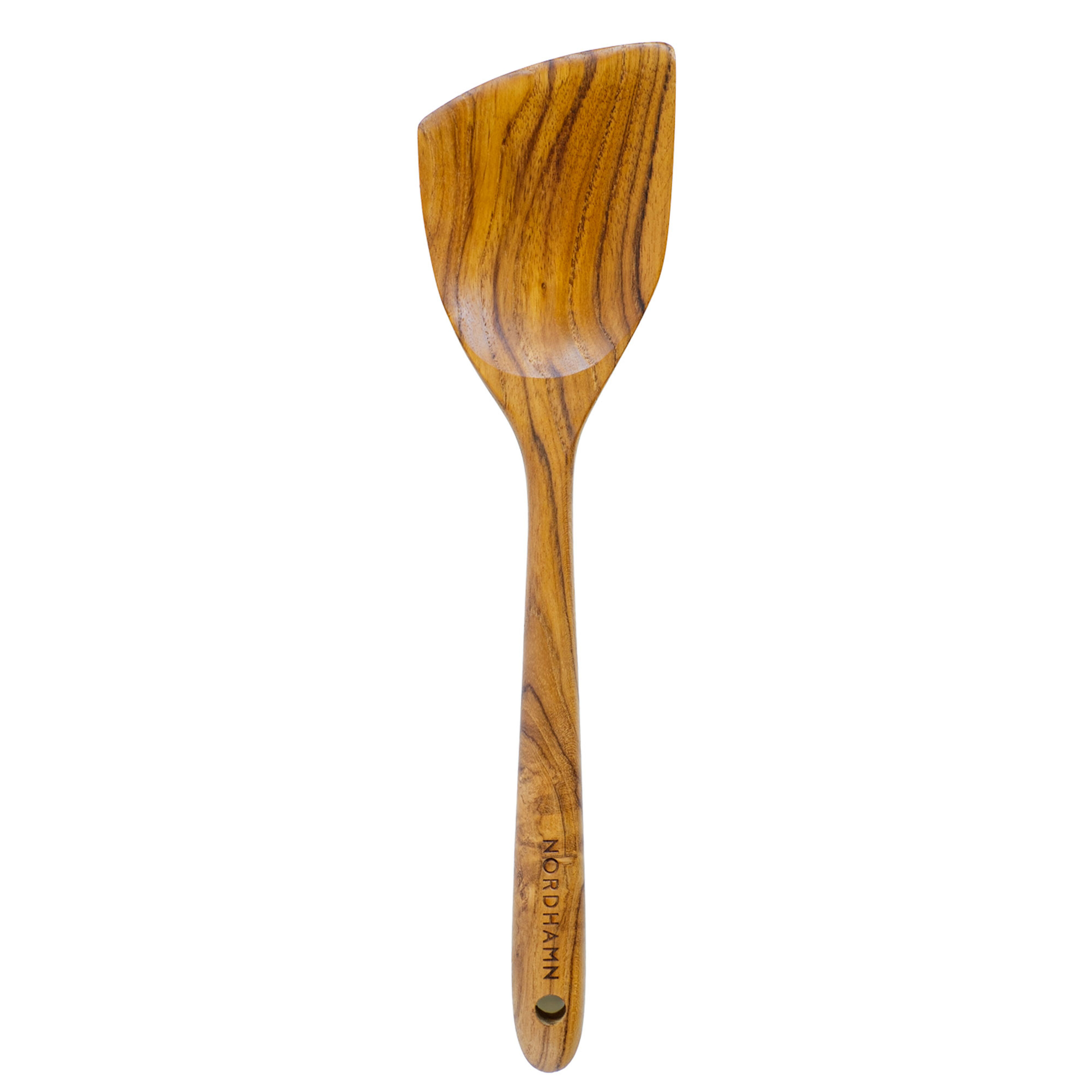 Nordhamn Stegespade vinklet 33 cm, teak