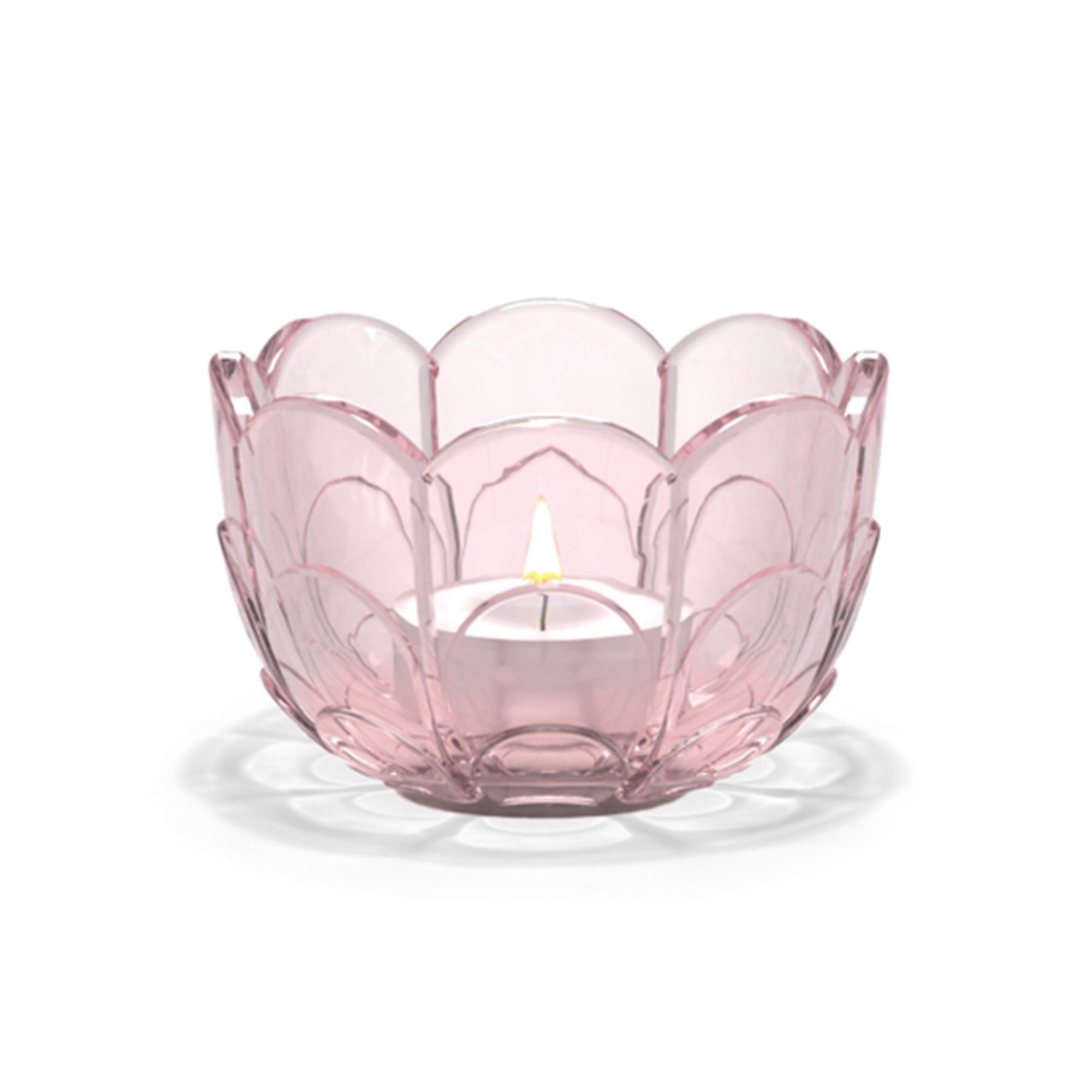 Holmegaard Lily telysholder Ø7 cm Cherry blossom
