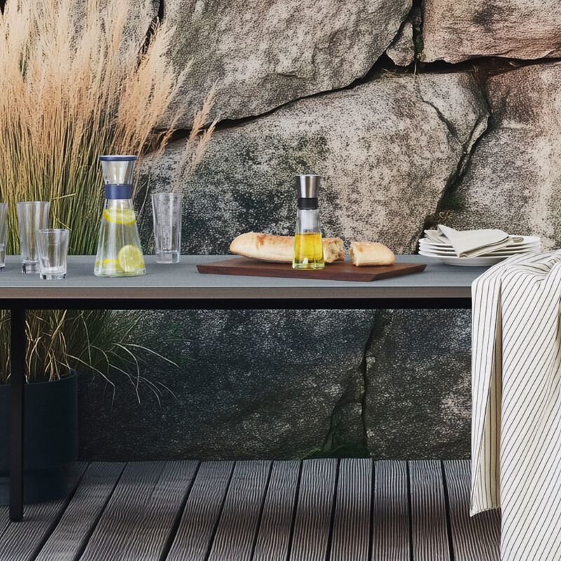 oljesprayflaska 14 cl, svart/stål