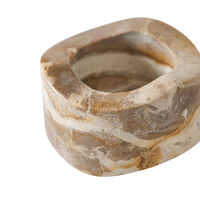 Vita serviettring 4-pakning, seashell