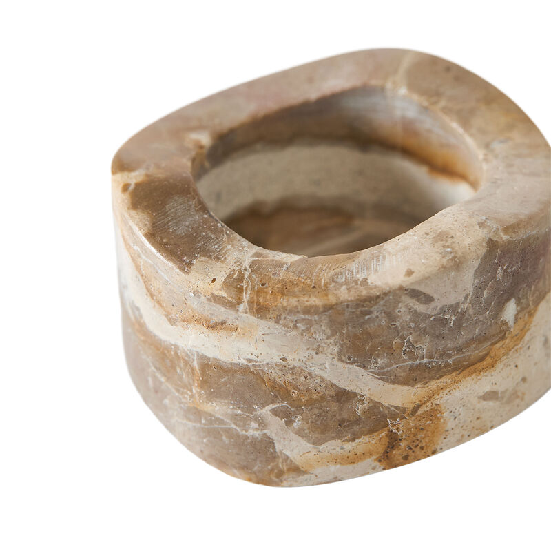 Vita servettring 4-pack, seashell