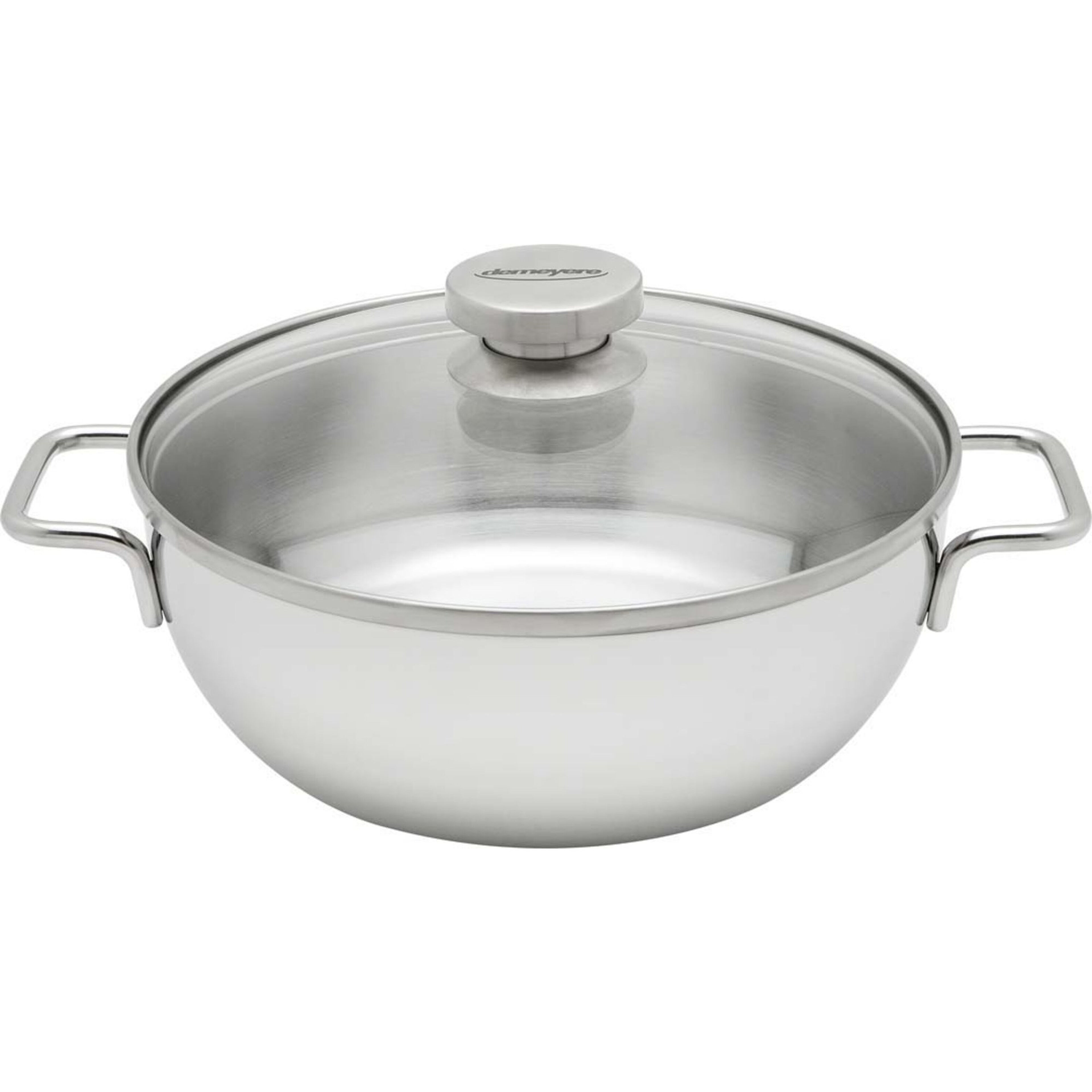 Apollo Låg Gryta med Glaslock 28 cm 4,8l