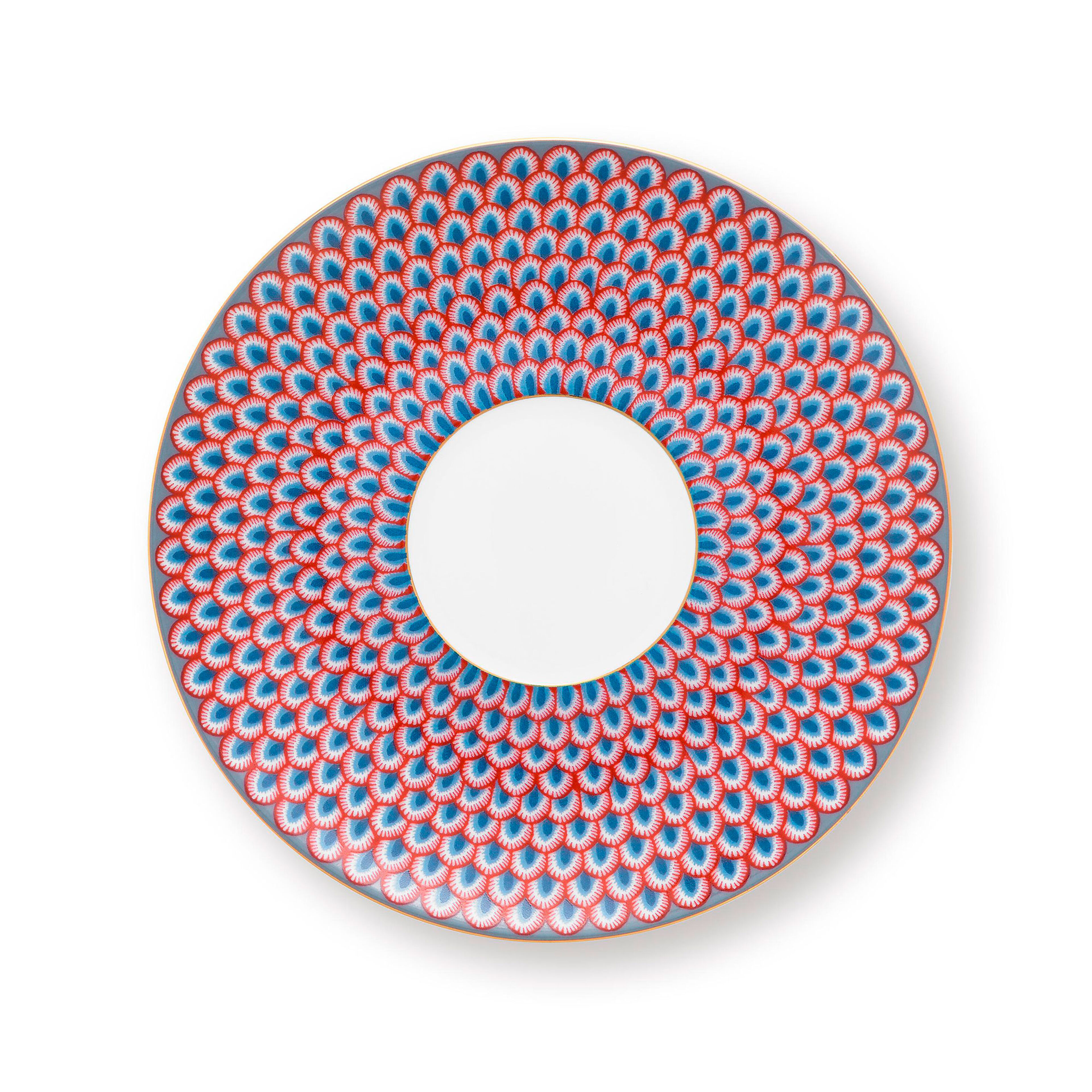 PIP Studio Flower Festival cappuccinokopp 2-pakning, blå