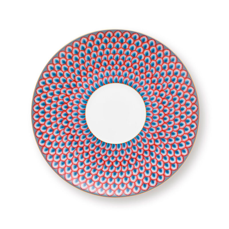 PIP Studio Flower Festival cappuccinokopp 2-pakning, blå