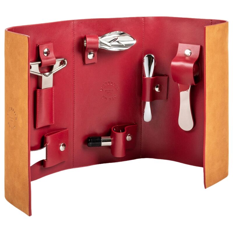 Oeno Collection Nomad viinisetti nahkakotelossa